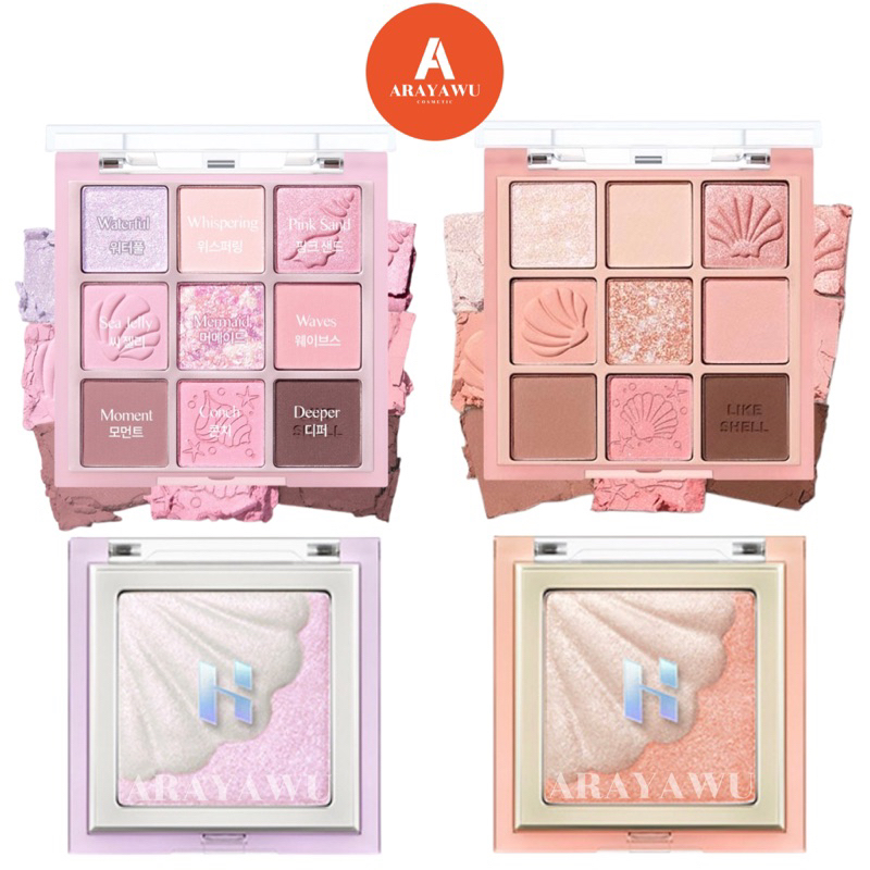 ( แท้/พร้อมส่ง) Holika Holika Like Shell Collection Eyeshadow Palette