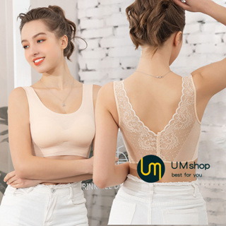 UMshop   เสื้อในผู้หญิง รุ่น  สปอร์ตบรา ไร้ขอบ ไร้โครง แบบสวม หลากสี