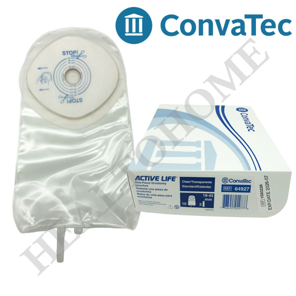Convatec Activelife ถุงเก็บปัสสาวะหน้าท้อง (Urostomy Bag) 19-45 มม. แบบชิ้นเดียว (1 ถุง)