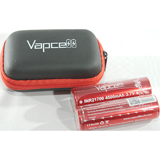 ถ่านชาร์จ Vapcell 21700 4500mAh 20A 2ก้อน พร้อมกระเป๋า