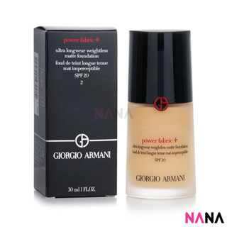 Giorgio Armani Power Fabric + Longwear Weightless Matte Foundation SPF 20 #2 30ml