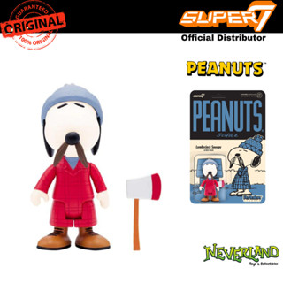 Super7 Peanuts Snoopy Lumberjack Wave 5 Rection Figure