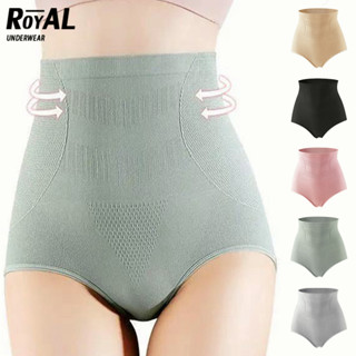 Royalunderwear กางเกงในเอวสูง เอวสูง กางเกงในหญิง กางเกงในยกสะโพก กางเกงในเก็บพุง ปิดพุงก้นแข็งแรง BBA92