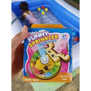 บอลกลิ้งน้ำพุลอยน้ำ sprinkler baht toys ของเล่นในน้ำ ของเล่นอาบน้ำ ของเล่นน้ำพุ ของเล่นน้ำ