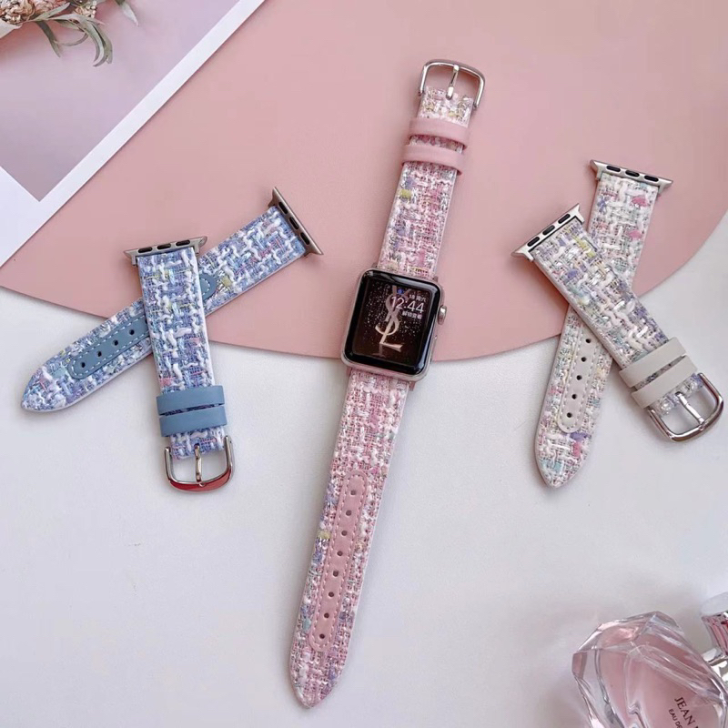 ฟรุ๊ตตี้สายแบบเข็มขัด ใช้ได้กับ Watch 10 9 8 ultra 7 6 5 4 3 2 1 se Size 40/41mm 44/45/49/46mm สายsmart watch