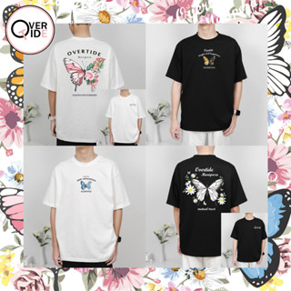 Overtide เสื้อยืดโอเวอร์ไซร์ คอลเลกชั่น Mariposa V.1 หลายสี
