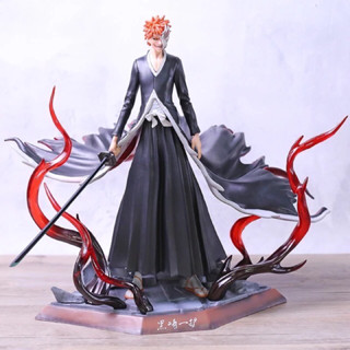 BLEACH บลีช เทพมรณะ Ichigo Kurosaki Mask Double Head PVC Figure 28 cm