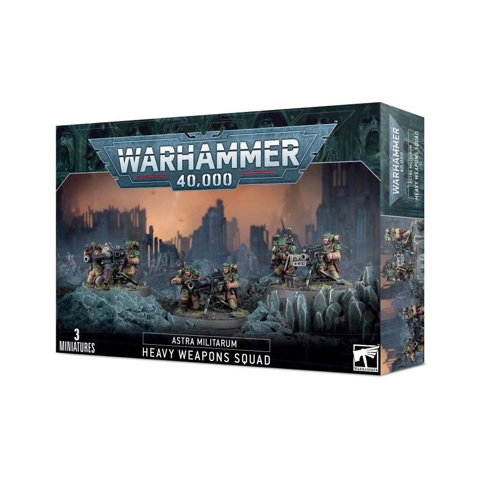 [GW พร้อมส่ง]Warhammer 40K:ASTRA MILITARUM: CADIAN HEAVY WEAPONS SQUADโมเดลเกมสนามจำลอง