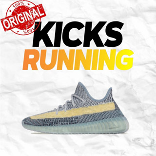 adidas originals Yeezy boot 350 blue Running shoes ของแท้ 100 %