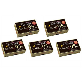 Meiji ช็อกโกแลตผลโกโก้ 95% BOX 60g x 5 กล่อง [ส่งตรงจากญี่ปุ่น]