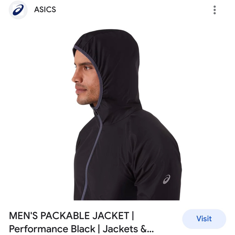 Asics Men Performance Jacket เสื้อแจ็คเก็ต แขนยาว ผู้ชาย เอสิคส์ สำหรับ วิ่ง จ็อคกิ้ง