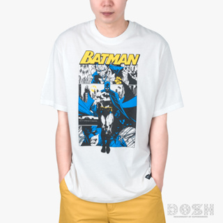 DOSH OVERSIZED SHORT SLEEVE T-SHIRTS SUPERMAN เสื้อยืดโอเวอร์ไซส์ M-2XL 9FBMT5309-OW