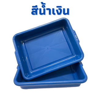 (12 ชิ้น) กระบะ 51 คละสี กระบะพลาสติก ปลูกผัก เลี้ยงปลา แหน กระบะอเนกสงค์ (JJ DUO SHOP)
