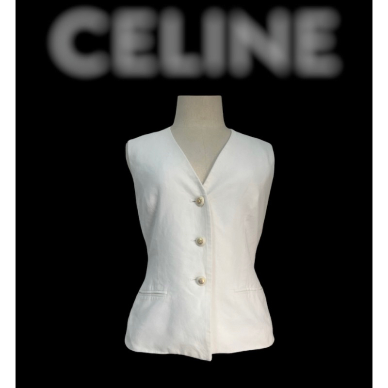 Celine Vest Vintage แท้💯 มือสอง