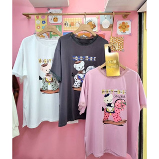 เสื้อยืดคอเเขนเเต่งลูกไม้🧸 งานจากร้าน miss alley