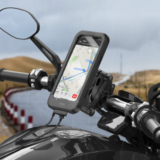 ที่จับมือถือติดมอเตอร์ไซค์กันน้ำ Hoco Bicycle motorcycle holder “CA101 Rider” waterproof