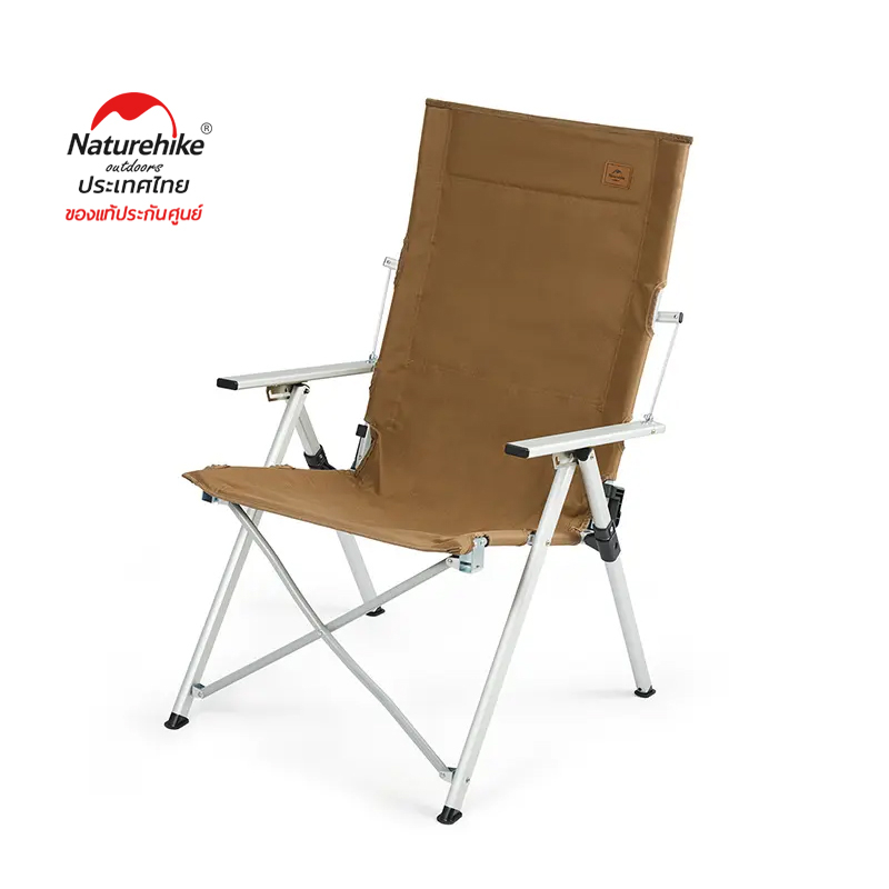 Naturehike Thailand เก้าอี้แคมป์ปิ้ง  TY03 plus Aluminum alloy quick folding recliner