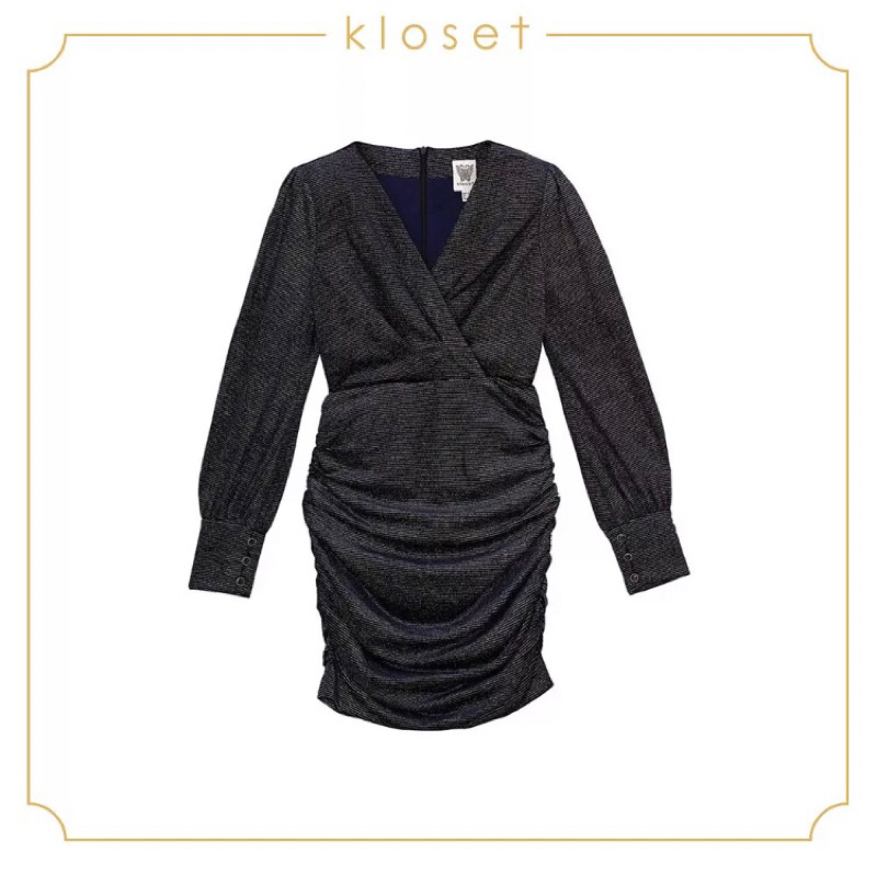 NEW**KLOSET_Glitter_Dress_Navy