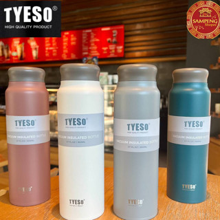 TYESO แก้วเก็บความเย็น กระบอกน้ำ กระบอกน้ำสเเตนเลส 304 แท้ 800ml กระบอกน้ำเก็บอุณหภูมิ กระบอกน้ำร้อน TS-8831