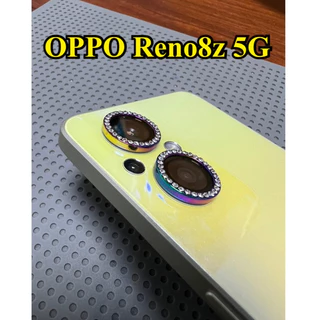 📸💎เลนส์กล้องเพชร รุ้งไทเท ใช้สำหรับ OPPO Reno8z 5G รุ่นเดียวเท่านั้น ตรงรุ่น