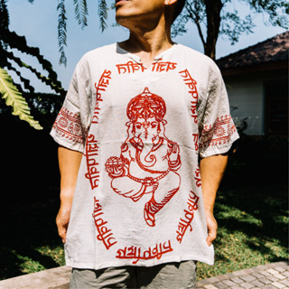 [ตัดเย็บ 3-4 วัน] เสื้อพิฒเนศล้อม | Round Gnesha Tee เสื้อโอ…