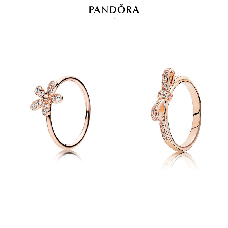 🔥สินค้าพร้อมส่งในไทย🔥Pandora แท้ แหวน pandora pandora ring S925 Silver แหวนผู้หญิง แหวนแฟชั่น ของขวัญวาเลนไ
