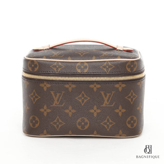 LOUIS VUITTON NICE MINI BROWN MONOGRAM EBENE CANVAS GHW