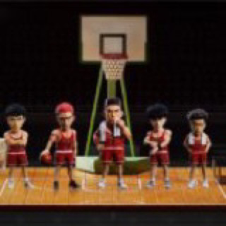 Resin WCF - Slam Dunk Set of 5 + Basketball Court by YZ STUDIO