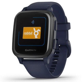 Garmin Venu Sq Music Smart Watch, GPS Smartwatch with Bright Touchscreen (Navy / Black) (010-02426-88)