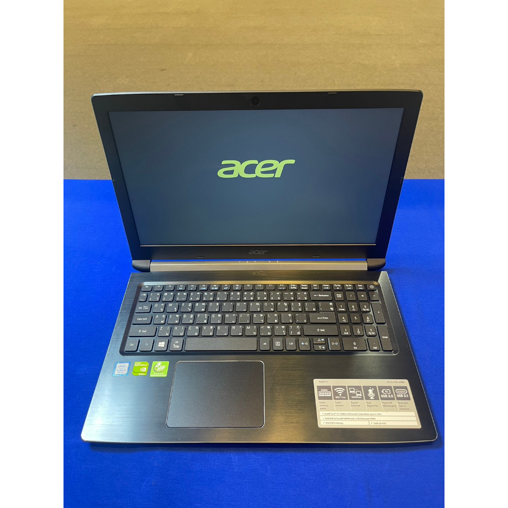 Acer Aspire 5 A515-51G-599R  i5-7200U 2.5 GHz RAM 8 GB M.2 128 + HDD 1 TB NVIDIA GeForce GT 940MX