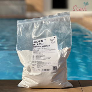 Alkalinity Increaser for swimming pool 2 kg Sodium Bicarbonate โซเดียมไบคาร์บอเนต NaHCO3 Pool Chemicals