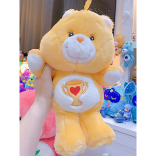 RARE‼️ Care Bears 🏆 Champ Bear 🐻 แคร์แบร์ ปี 2002 ป้ายชัด ใจชัด มือสอง ของแท้อเมริกา ขนาด 13”