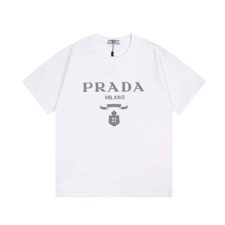 เสื้อยืดแขนสั้น ปราด้า tshirt Size M-L