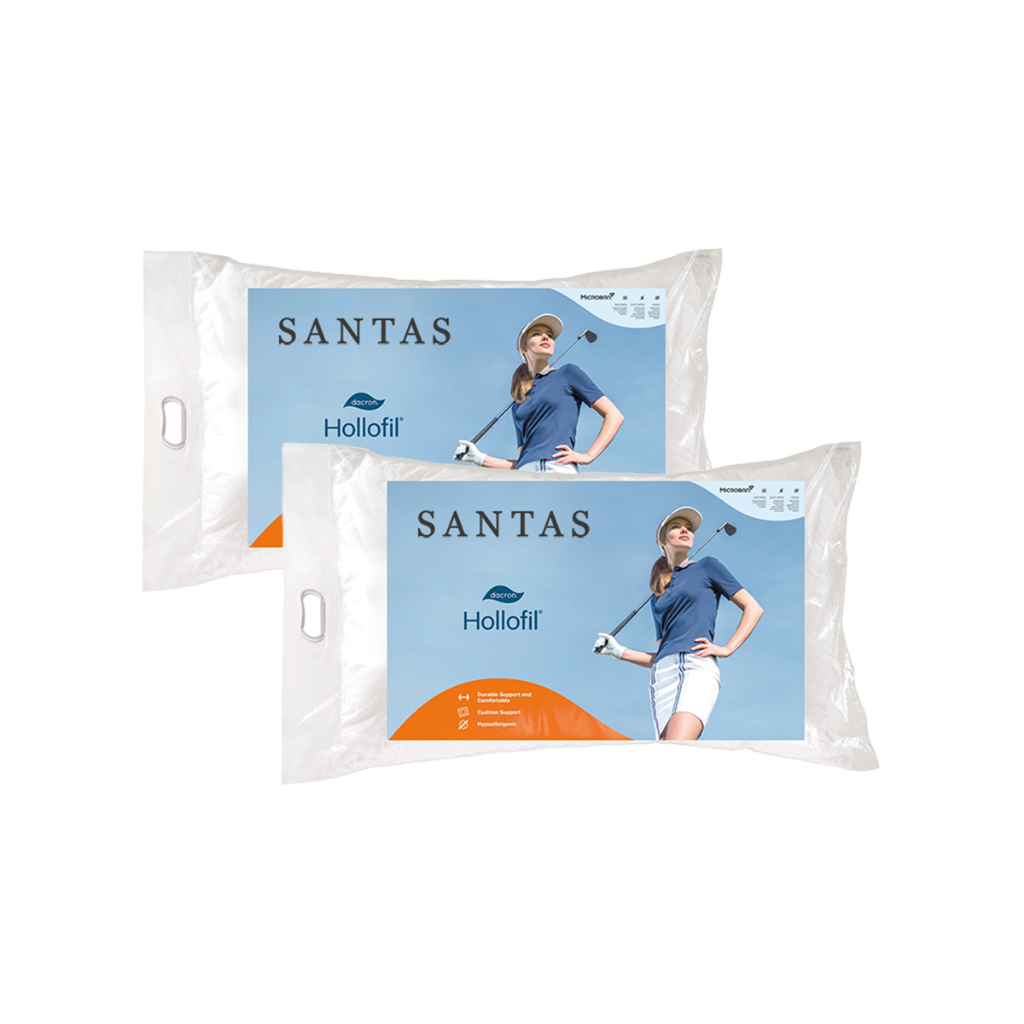 SANTAS หมอนหนุน รุ่น DACRON® HOLLOFIL (SOFT SUPPORT) (แพ็คคู่)