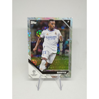 Rodrygo starball foil 1st first edition Topps UCL champions Real Madrid 2022