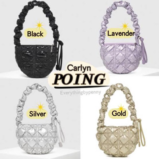 พร้อมส่ง Carlyn - Poing ✅ผ่อนได้ Silver/Black