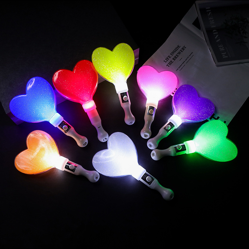 (ส่งจากไทย 🇹🇭) แท่งไฟรูปหัวใจเรืองแสง LED