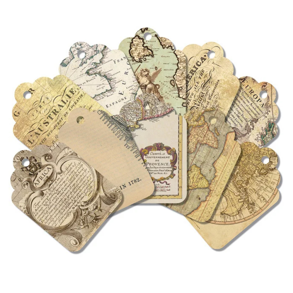 7 Gypsies Global Art Tags (Pack of 20)