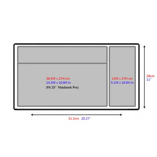 Lid organizer for Pelican 1510 / 1535 Air / V525 / NANUK935 - ติดบนฝากระเป๋า