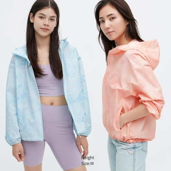 (มีโค้ดส่วนลด กดสั่งในวิดีโอ) UNIQLO ของแท้ เสื้อฮู้ดกันยูวี พับเก็บได้