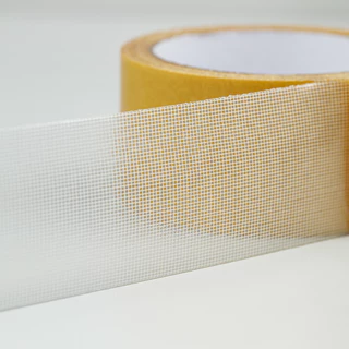 เทปเยื่อกาวสองหน้า เทปกันน้ำเหนียวสุด เทปตาข่าย Grid Double Sided Tape