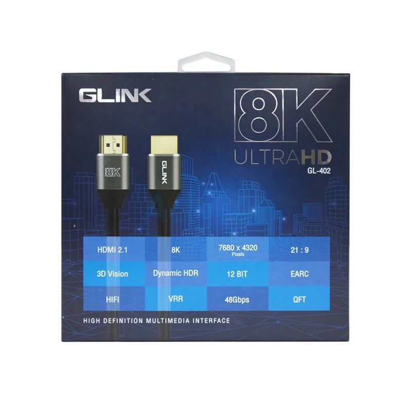 สาย Cable GLINK' GL402 HDMI 8K V.2.1 2M/3M