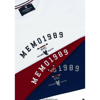 Memo By Hashtag เสื้อยืดแขนสั้น ทรงผู้ชาย รุ่น MEMO COLLAGE NYC 20-04-66