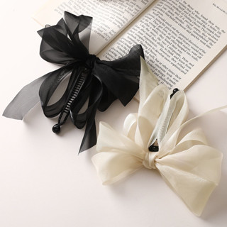 กิ๊บกล้วยติดผม BOW DECOR CLIP ทรงโบว์พริ้วสวย พร้อมส่งในไทย!!!