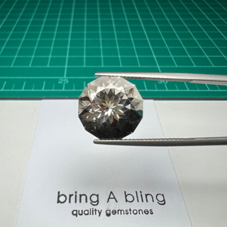 Natural Smoky Quartz 10.80 ct (14.7x10.7)mm พลอยสโมคกี้ควอตซ์ เหลี่ยมสวยสะอาด ไร้ตำหนิ