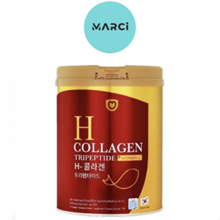 (แพ็คเกจใหม่) Amado H Collagen อมาโด เอช คอลลาเจน [200 กรัม/กระป๋อง] คอลลาเจนไตรเปปไทด์ ผสมวิตามินซี และ SOD จากเมล่อน