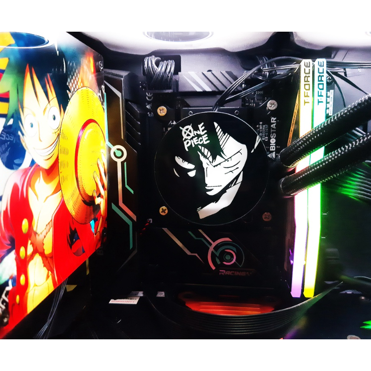 ที่ครอบตกแต่งสีชุดน้ำปิด CPU ลายตามต้องการ ทำลายมาเองได้ (ไฟส่องผ่านหมดทุกแบบ )