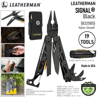 Leatherman SIGNAL Nylon Sheath Black - ดำ {832585} #19 Tool