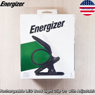 Energizer® Rechargeable LED Book Light Clip On  with Adjustable  ไฟ LED แบบหนีบ ไฟอ่านหนังสือ ปรับเปลี่ยนทิศทางได้
