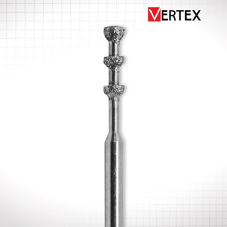 (VERTEX 1กล่อง5ตัว) Diamond Bur หัวกรอไดมอนด์ หัวกรอกากเพชร ทรง Special shape – D868B Standard